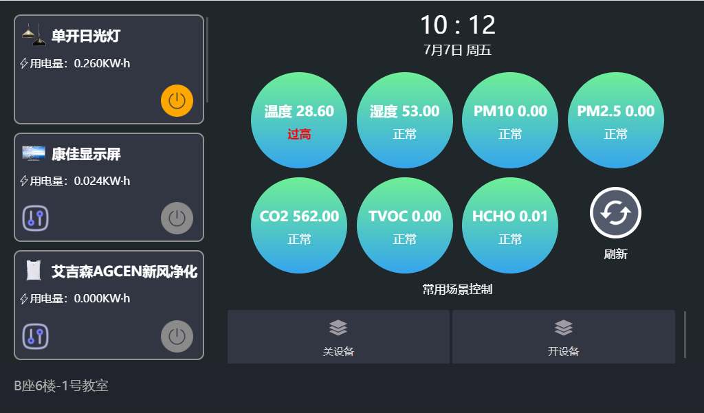 用電設備集中控制